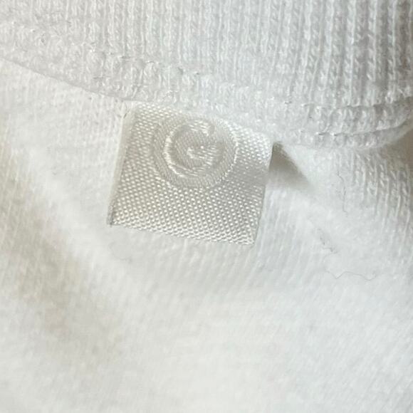 Gap Essential Fleece Joggers White Women’s Size Small Drawstrng Lounge Casual - Picture 3 of 7